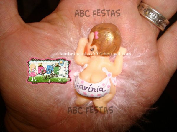 Imã de geladeira em biscuit