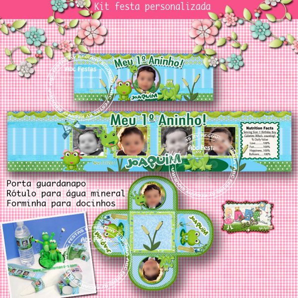 Kit festa personalizada