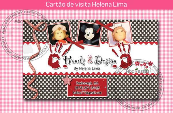 Arte para cartão de visita H2D